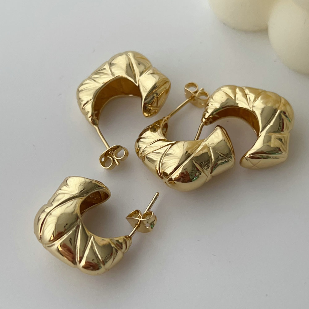 Metal speacil earrings