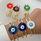 Enamel eye bangle