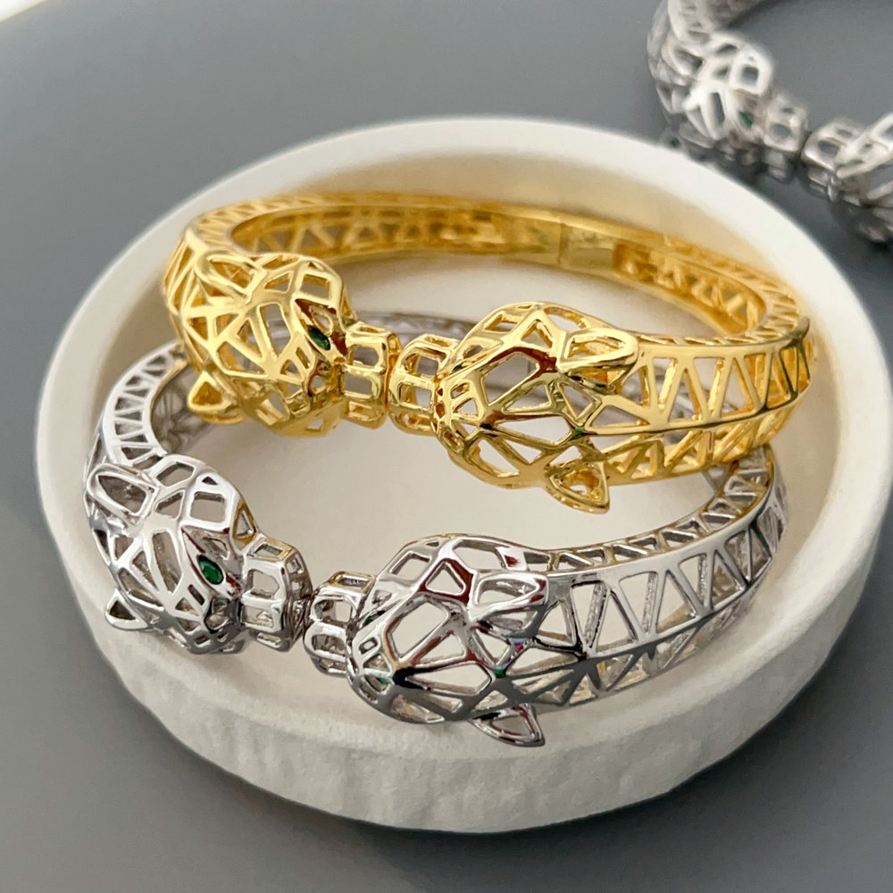 Chunky lion bangle