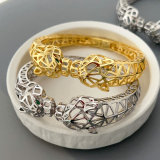 Chunky lion bangle
