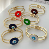 Enamel eye bangle