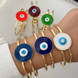 Enamel eye bangle