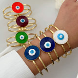 Enamel eye bangle