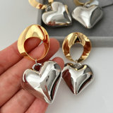 Chunky heart earrings