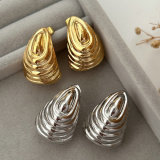Metal nail earrings