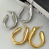 Metal chunky earrings