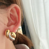 Bicolor earrings
