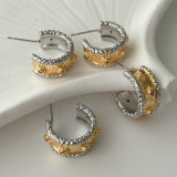 Bicolor dasiy earrings