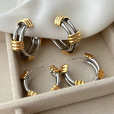 Bicolor knot hoop