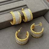 Pave zricon biocolor hoop