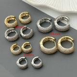 Pave basic zircon hoop