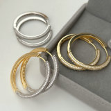 Pave basic zircon hoop