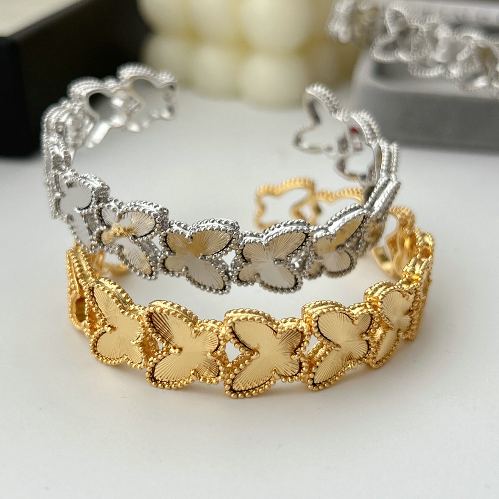 Metal butterfly cuff
