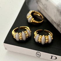Bicolor twsit ring