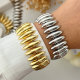 Rivet metal bracelet