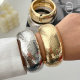 Metal chunky bangle