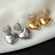 Small heart earrings