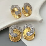 Biocolor circle earrings