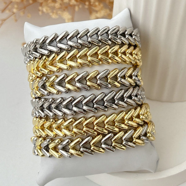 Wheat ear elastic bracelet