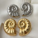 Metal nail earrings