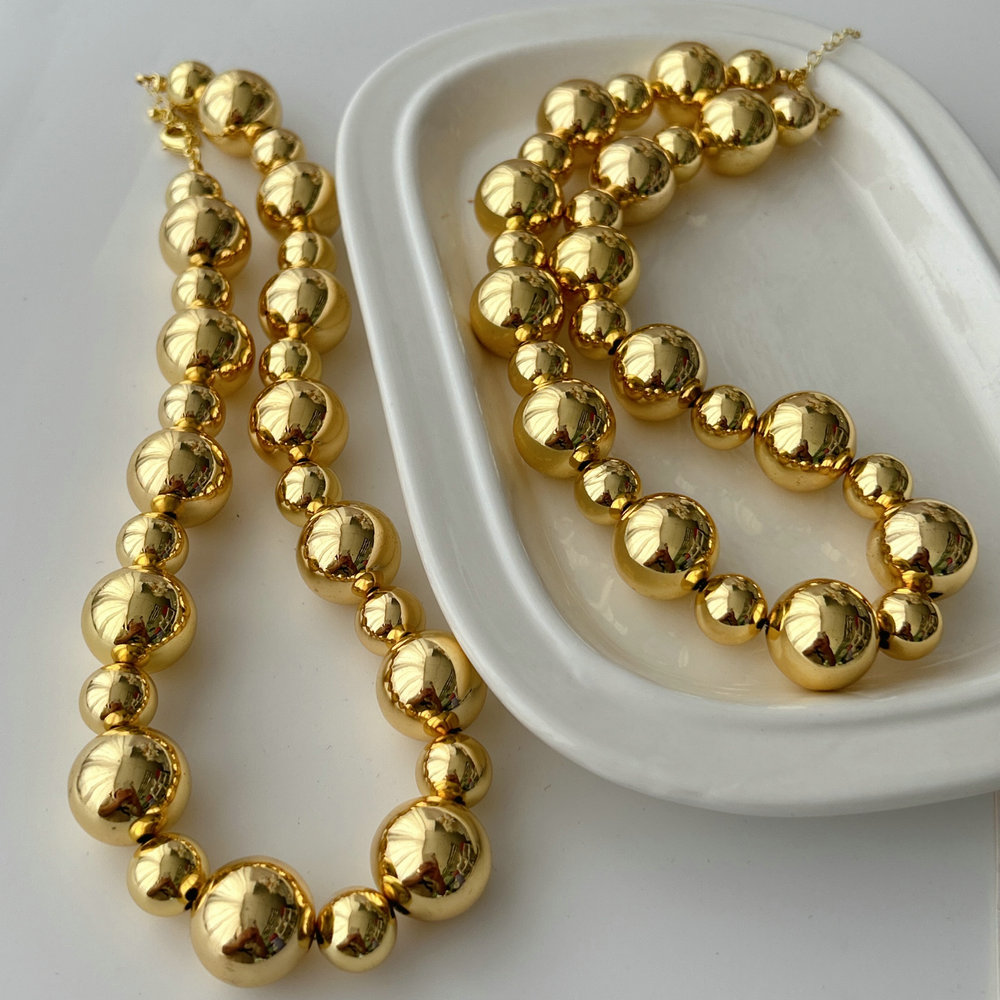 18mm chunky bead necklace