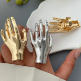 Chunky hand ring