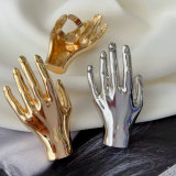 Chunky hand ring