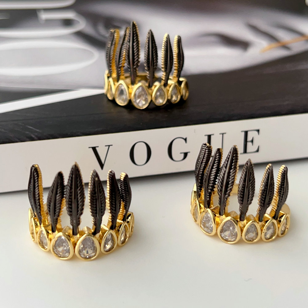 Black wing ring