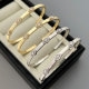 Pave zircon eye cuff