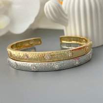 Pave star cuff