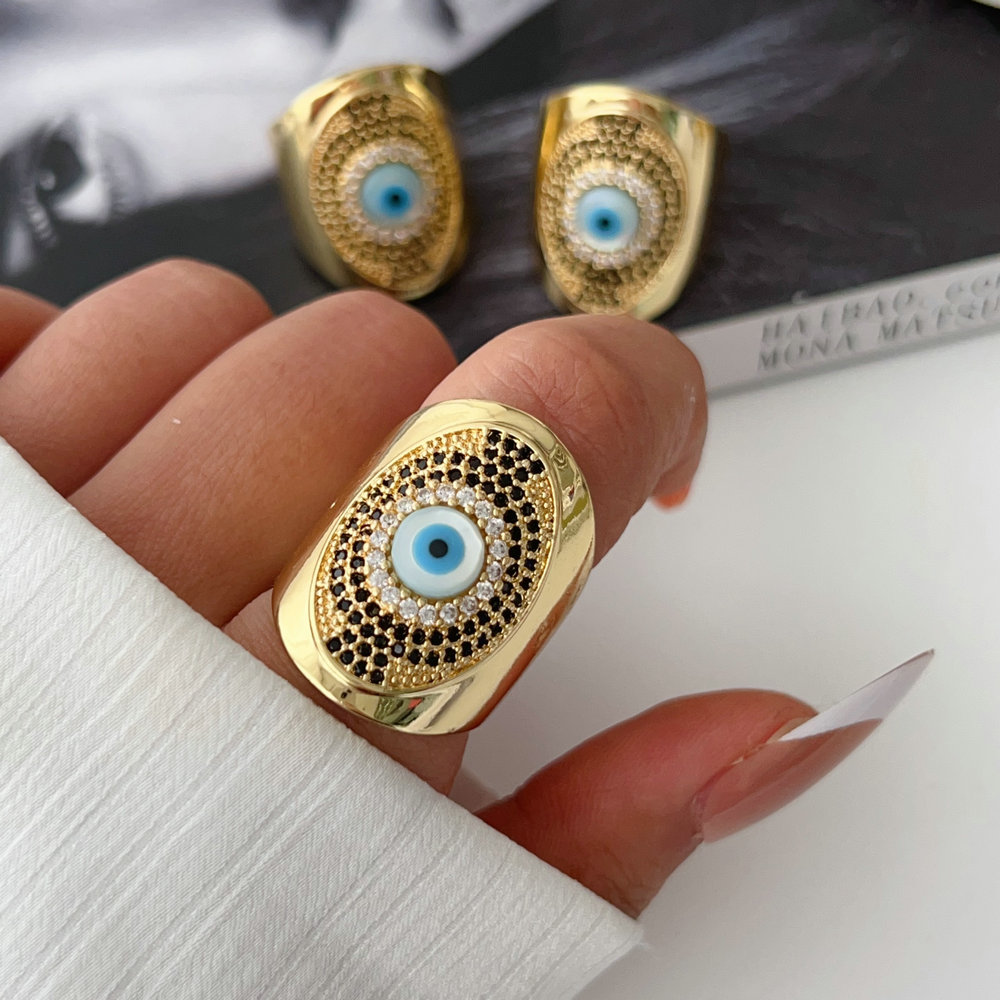 Evil eye ring