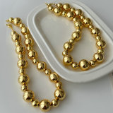 18mm chunky bead necklace