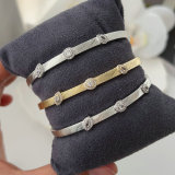 Pave fashion cuff
