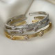 Pave fashion cuff