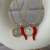 Pepper charm necklace