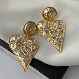 Chunky heart earrings