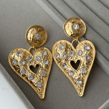 Chunky heart earrings