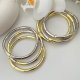 Metal Bamboo elastic bracelet