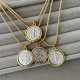 religious charm pendant necklace