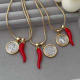 Pepper charm necklace