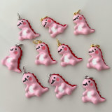 Cute pink dinosaur