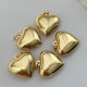 Metal heart charm