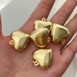 Metal heart charm