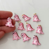 Cute pink dinosaur