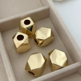 Metal square bead
