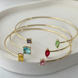 Thin colorful bangle