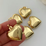 Metal heart charm
