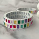 Colorful zircon stone bracelet