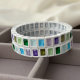 ashion square charm elastic bracelet