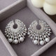 Pearl fan earrings